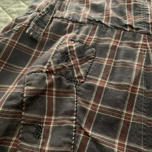 Magnolia Pearl Tanie Jane Plaid Overalls - Rare Retired Criss-Cross - Picture 2 of 14